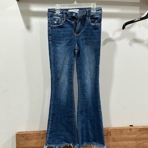 Flying Monkey Dark Blue Flare Jeans